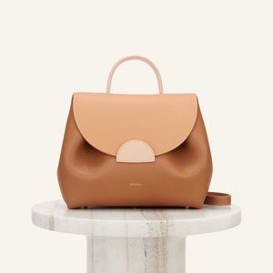 Poléne NUMBER ONE - TRIO CAMEL - TEXTURED LEATHER